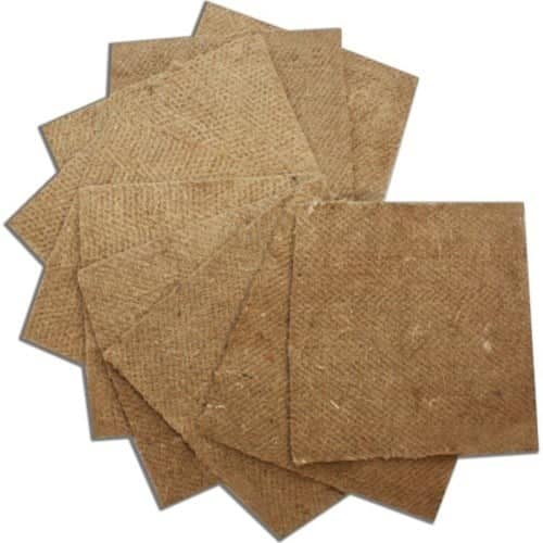 Pile de tapis de chanvre, matelas d'humidification pour lombricomposteur