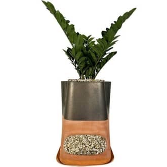 Pot de fleur avec lombricomposteur