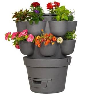 De 1 à 3 jardinières avec 6 pots de culture par étage