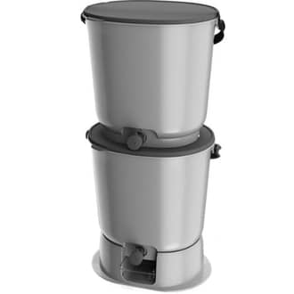Contenance 15,3 litres, kit de 2 seaux