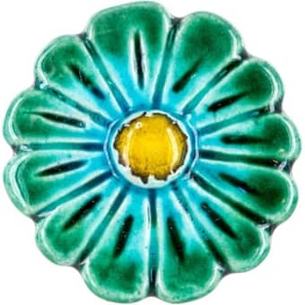 Marguerit, mini keramisk blomst