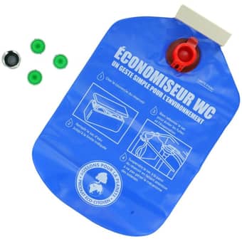 Water-saving kit for toilets and faucets