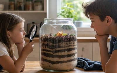 Introducing children to vermicomposting: a fun and educational activity