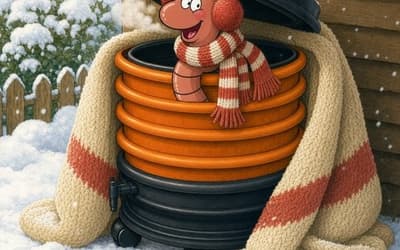 How to protect your worm composter from cold and heat