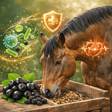 Aronia+ - Pour chevaux, poneys et &acirc;nes, riche en antioxydants