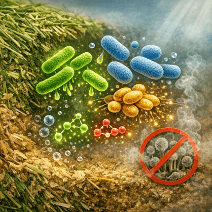 EM Silage -  Optimise la fermentation des ensilages : herbe, ma&iuml;s, c&eacute;r&eacute;ales, et plus.