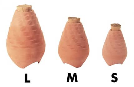 Les 3 tailles des Poto