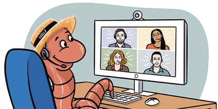 Visio de formation au lombricompostage